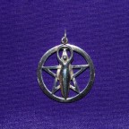 Luner Goddess Silver Pendant